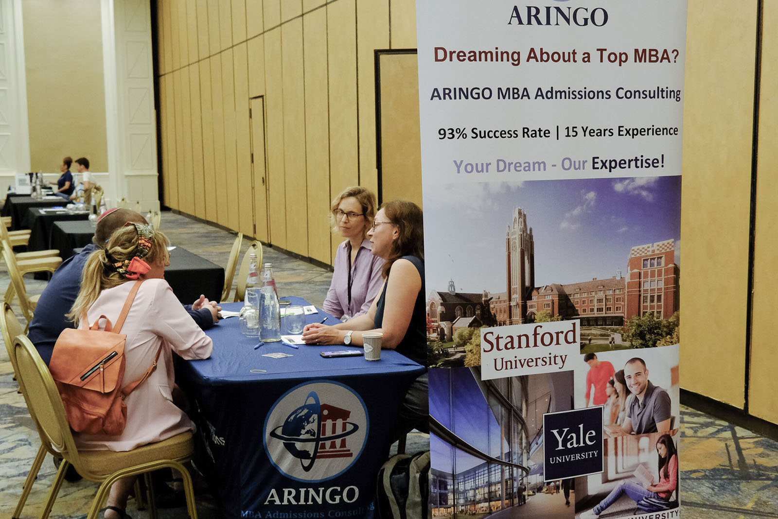 ARINGO booth at mba fair ARINGO booth at mba fair