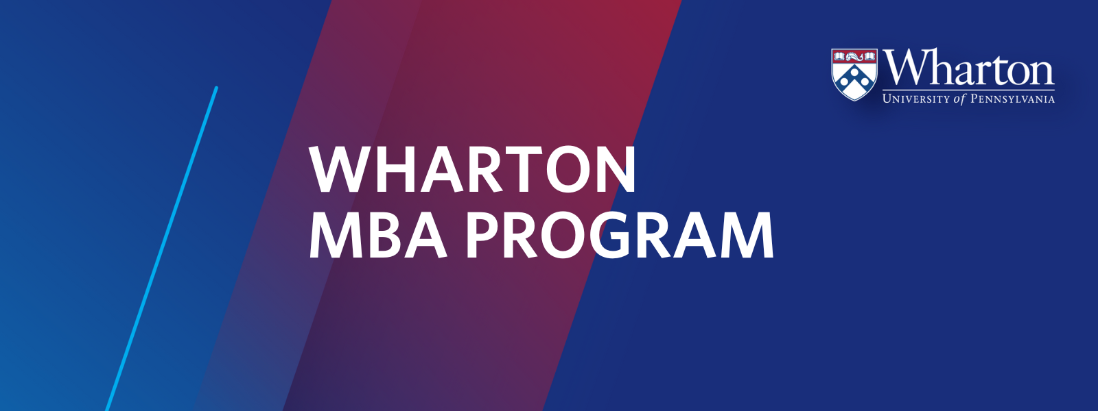Wharton MBA Program Banner