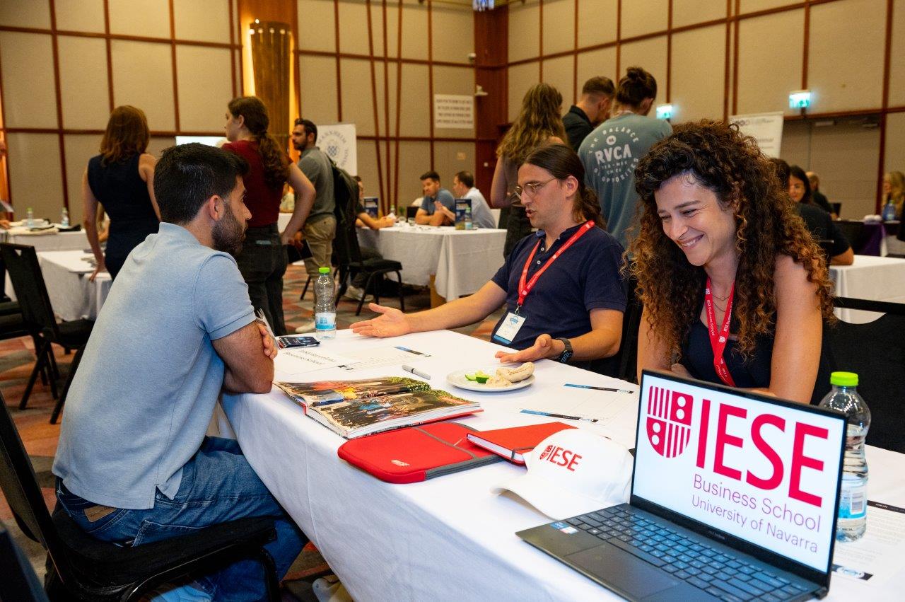 IESE Barcelona MBA at the MBAfair 2025 Tel Aviv IESE Barcelona MBA